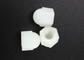 M6 White Hardware Nuts Bolts Nylon Hexagon Domed Cap Nuts With Nonmetallic Insert